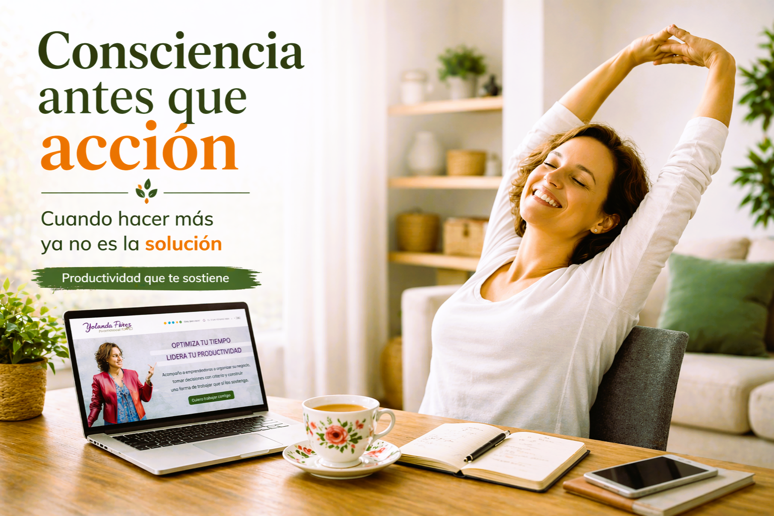 Consciencia antes que acción. Cómo salir de la sobrecarga y empezar a liderar tu negocio con criterio